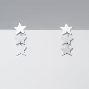Triple Star naušnice - Like a Star