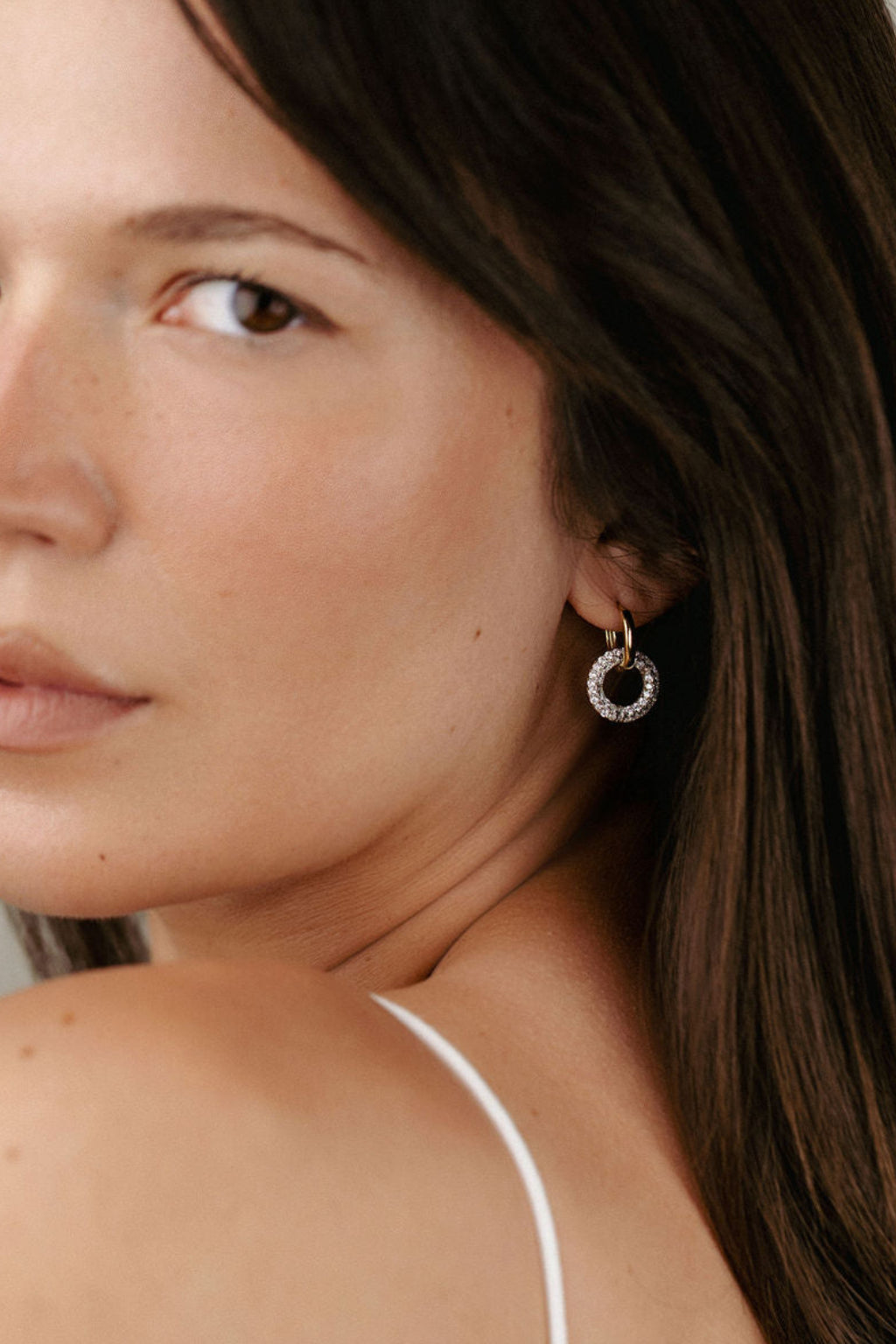 HALO PAVÉ EARRINGS