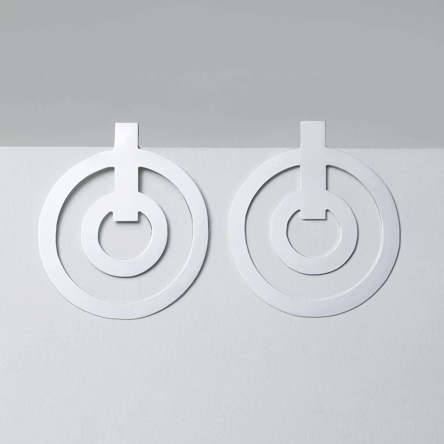 Naušnice 'One Cut Double' - Geometry