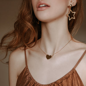 MAXI HEART NECKLACE - LIKE A STAR COLLECTION