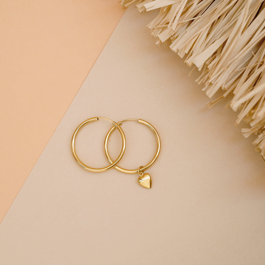 THICK CLASSIC HOOP EARRING